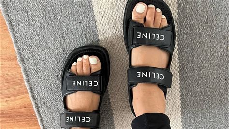 celine dad sandals|Celine leo sandals.